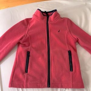 Size 4 Pink Nautica fleece jacket